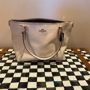 Coach Ava Leather Shopper Tote Bag Handbag